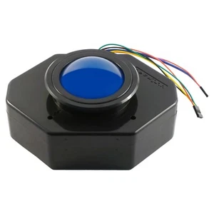 Ultimarc U-Trak 3" USB Arcade Trackball con Bisel (Azul Translúcido) - MAME - Imagen 1 de 5