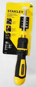 Stanley Ratcheting Screwdriver With 10 Bits 68-010 - Picture 1 of 2