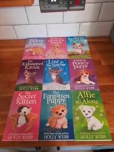 9x Holly Webb Paperback Book Bundle Puppy Kitten Children Fiction Chapter Books - Picture 1 of 14