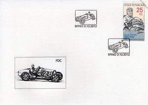 CZECH REPUBLIC 2012 Legends of Masaryk Circuit in Brno FDC6084 - Picture 1 of 1