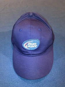 Berretto da baseball Bud Light Anheuser Busch blu chiusura a cerchio e ad anello taglia unica - Foto 1 di 6