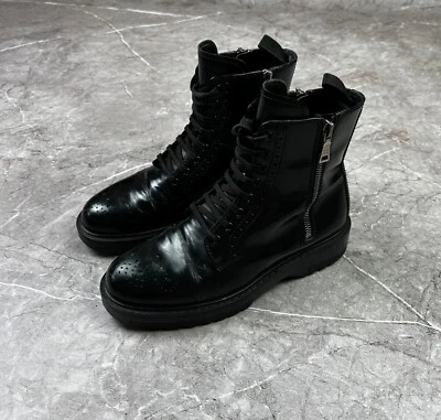 Prada Womens Boots Black  Leather Size 36 - Image 1 of 4