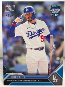 Mookie Betts 2023 Topps Now MLB All-Star Game #ASG-MB - BLUE #'d 48/49 - DODGERS - Picture 1 of 2