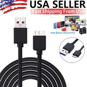 USB 3.0 Cable Cord For Seagate Backup Plus Slim Portable External Hard Drive HDD - Picture 1 of 11