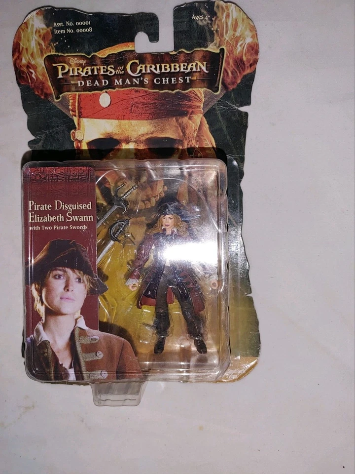 Pirates of the Caribbean Dead Man's Chest Pirate Disguise Elizabeth Swann Figure - Image 1 of 1