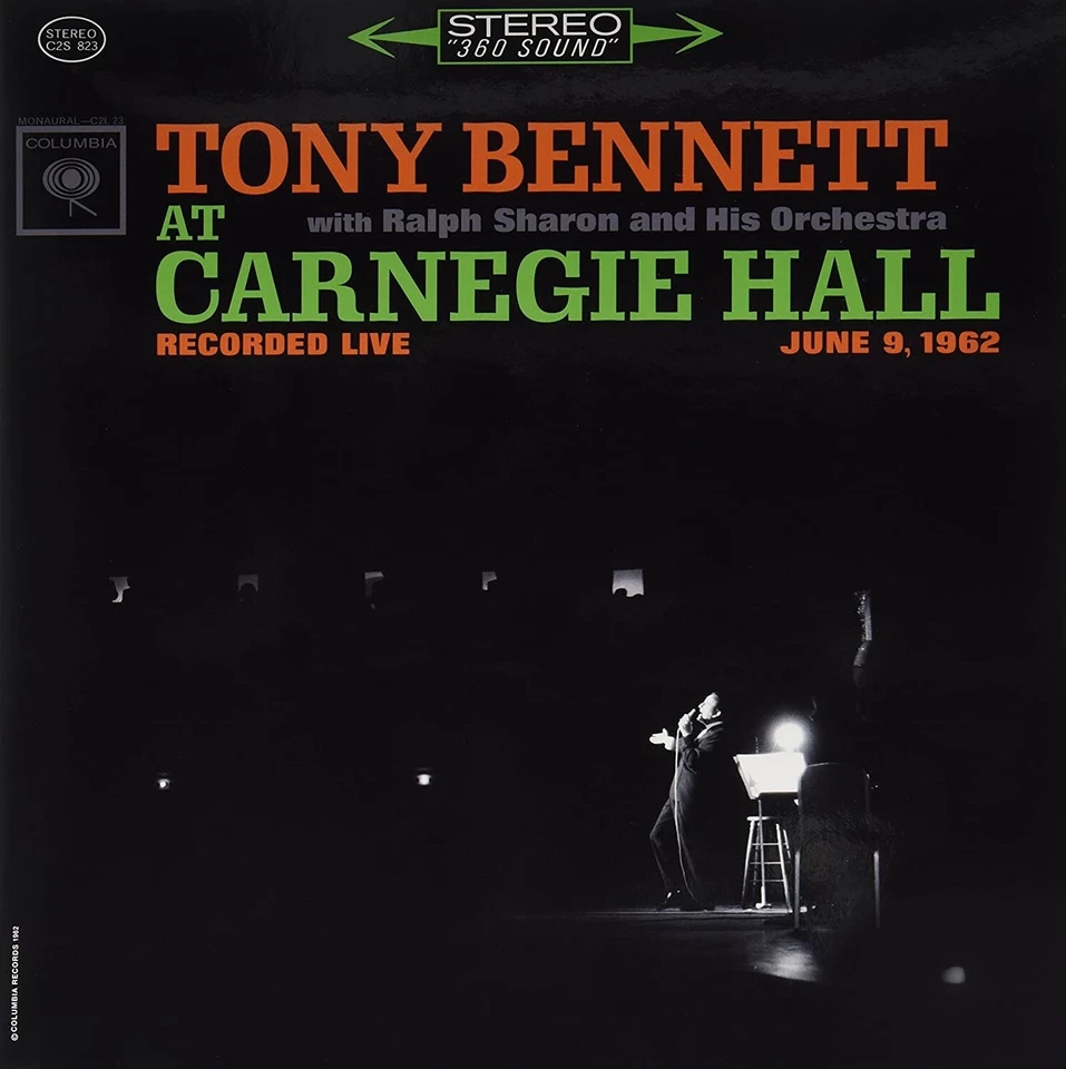 At Carnegie Hall by Tony Bennett (Vinyl, Aug-2014, 2 Discs, Analogue Productions)