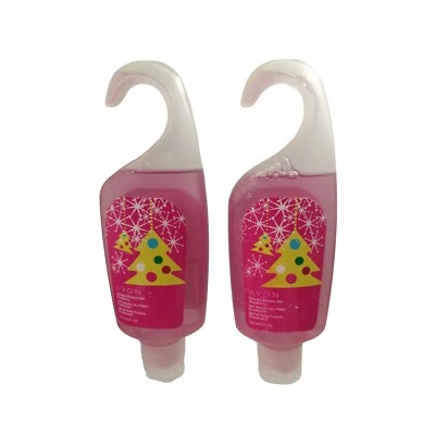 Avon Holiday Shower Gel Raspberry Set Of 2 New 5 fl oz - Image 1 of 2
