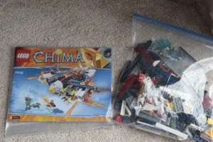 Eris' Feueradler Flieger - Lego Chima - 70142 - vollständig, Anleitung aber ohne Karton - Bild 1 von 2