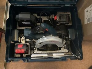 Bosch GKS 18V-57 G 165mm Cordless Circular Saw With Batts + Charger Lbox+ Insert