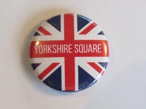 BEER BUTTON Pinback ~ YORKSHIRE SQUARE Brewing Co ~ Torrance, CALIFORNIA Brewery - Picture 1 of 2