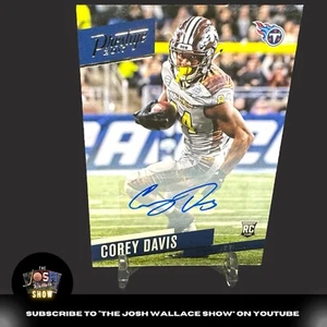 2017 Prestige #254 Corey Davis AUTO Autograph ROOKIE RC TITANS - Picture 1 of 3