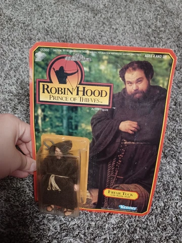 Vintage 1991 Kenner Friar Tuck Robin Hood: Prince Of Thieves Action Figure Cover