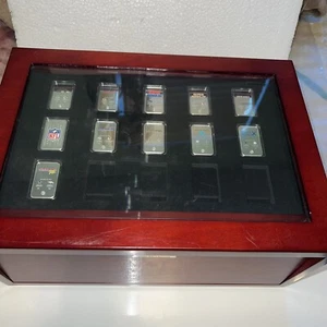The Complete NFL Super Bowl Ingot Collection With Display Box 11 Ingots - Picture 1 of 11