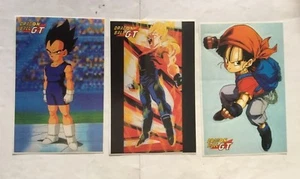 DRAGON BALL GT 3 ADESIVI DIMENSIONE CARTOLINA 9X14 SAGOMATI  MAXI ADESIVO A - Imagen 1 de 1