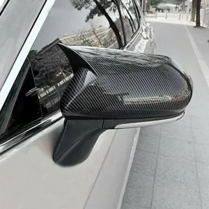 Carbon Fiber Side Mirror Cover Overlay For 2018 2019 2020 2021 2022 Toyota Camry - Foto 1 di 7