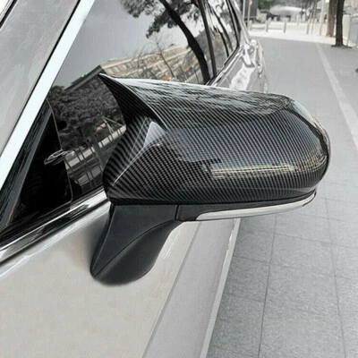 Cubierta de espejo retrovisor lateral de fibra de carbono superpuesta para Toyota Camry 2018 2019 2020 2021 2022 Foto 1 de 4