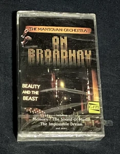 The Mantovani Orchestra On Broadway CASSETTE TAPE Retro RECORDS VIN. 90s Sealed - Picture 1 of 6