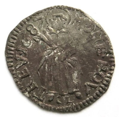 [R3407] 1 Albus / 1 Petermännchen 1687, Trier, Johann Hugo (1676-1711) - Image 1 of 2