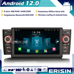 64GB DSP Android 13 Autoradio GPS Navi DAB+ CarPlay DTV SWC für Fiat Punto Linea - Bild 1 von 19