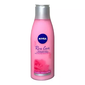 Nivea Rose Care Micellair 2 In 1 Cleanser & Toner with ORGANIC ROSE WATER 200ml - Picture 1 of 4