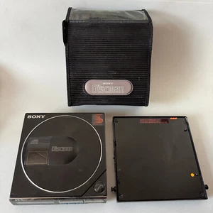 Vintage SONY D-50 MKII Compact Discman w/ Battery Pack BP-200 & Protective Cover - Picture 1 of 19