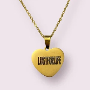 Lana Del Rey Necklace Lust For Life LDR Engraved Necklace - Picture 1 of 2