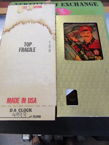 NIB NEW Davey Allison Nascar Clock Limited Edition Mac Tools Morema Collectibles Cover