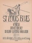 1958 Print Ad St Louis Blues Nat King Cole Eartha Kitt Pearl Bailey Cab Calloway