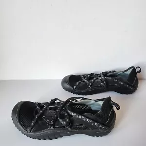 J-41 Adventure Damenschuhe Größe 7M Genesis Jeep Mary Jane Sneakers schwarz Mesh - Bild 1 von 13