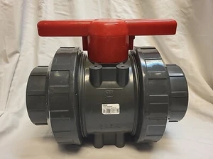 NEW FNW 4" PVC/EPDM True Union Ball Valve FNW340NAEP SXS T/U BV - Picture 1 of 7