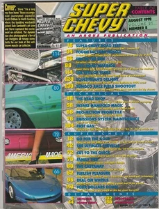 SUPER CHEVY MAGAZIN " OLDTIMER " AUGUST 1992 - Bild 1 von 2