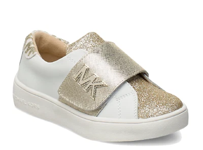 Entrenadores para niños pequeños Michael Kors Zia gema oro blanco VENTA £85.00 Foto 1 de 4