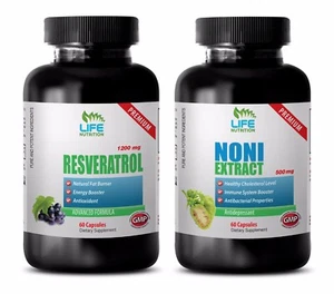 anti-aging hair - RESVERATROL – NONI COMBO 2B - resveratrol grape seed extract - Picture 1 of 12