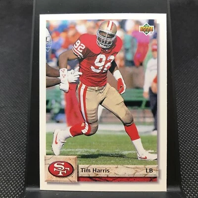 1992 Upper Deck Tim Harris San Francisco 49ers #267 - Image 1 of 2
