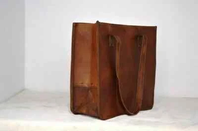 Bolso de hombro hecho a mano de cuero genuino para mujer de aspecto vintage | Por Rajeriya Foto 1 de 4