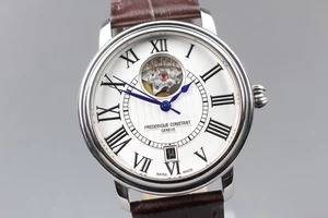 Orologio Uomo Frederique Constant Heartbeat FC-303/310/315X3P4/5/6 Data Automatico - Foto 1 di 12