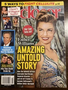 CLOSER MAGAZINE - MARCH 10, 2025 - ESTER WILLIAMS AMAZING UNTOLD STORY - Picture 1 of 5