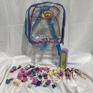 Polly Pocket Fashion Polly School Cool Pack Backpack, Figures, Locker, Clothing - Picture 1 of 7