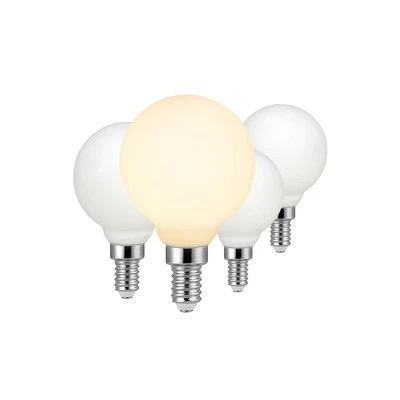 LED Small Bulb G16 1/2 Soft Glow 4W Matt White E12 Dimmable Night Light 2700K... - Image 1 of 4