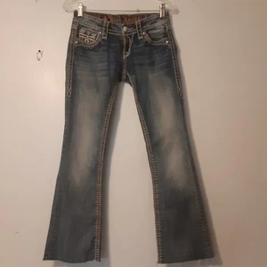 Bota Rock Revival Jamila para mujer 25 bolsillos adornados Le Fleur desgastados - Imagen 1 de 11