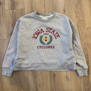 Felpa girocollo grigia League Iowa State Cyclones donna piccola college - Foto 1 di 6