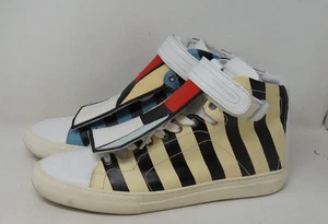 Pierre Hardy Cubicorama High-Top Sneakers Size 43 US 10 - Picture 1 of 10