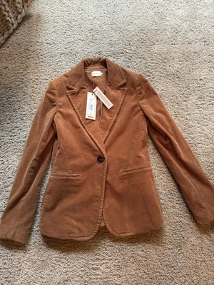 Women’s Alice And Olivia Camel Corduroy Blazer Size 4 - Image 1 of 3