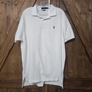 Polo Ralph Lauren Calce Clásico Polo Blanco Para Hombre’s XL Manga Corta Algodón - Imagen 1 de 7