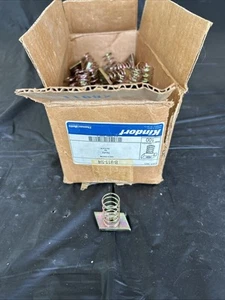 Lot Of 96, Steel City/Kindorf #B911-1/4 Channel Spring Nut 1/4 Thomas Betts NEW - Picture 1 of 10