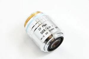 Nikon CF Plan 50X / 0.55 C ∞/0 BD ELWD DIC WD8.2 Microscope Objective [27mm] - Picture 1 of 10
