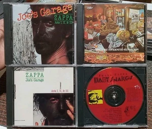 4x FRANK ZAPPA CDS Joe's Garage Acts I II & III 1979 APOSTEOPHE' & BABY SNAKES - Picture 1 of 15