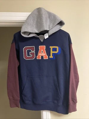 New With Tag Vintage Gap Kids Hoodie Fleece Sweatshirt Size XL (12) - Image 1 of 4