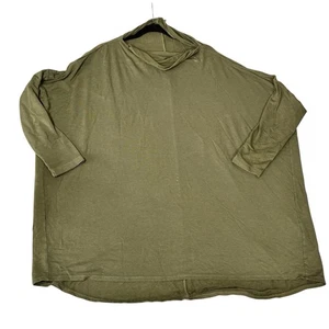 Bryn Walker Dimitri Tunika Damen L French Terry Erbette grün Oversized kastig - Bild 1 von 10
