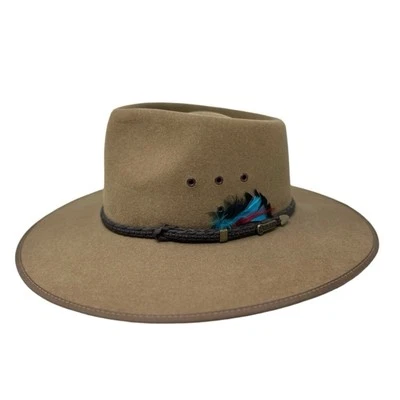 Akubra Australia Cattleman Hat SZ 54 cm Small Pure Fur Felt Western Southwestern - Image 1 of 4